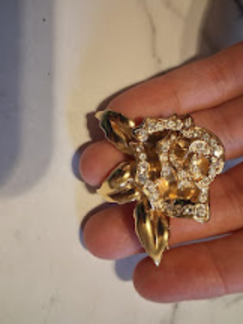 Rose brooch